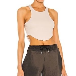 H:ours Therma Cropped Tank in Cream